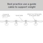 Better Homes & Gardens 20-Count G40 Clear Glass Globe Outdoor Patio String Lights