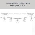 Better Homes & Gardens 20-Count G40 Clear Glass Globe Outdoor Patio String Lights