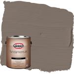 Glidden Fundamentals Tattle Tail / Brown Flat Exterior Paint, 1 Gallon