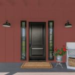 Glidden Fundamentals Sweet Spiceberry / Red Flat Exterior Paint, 1 Gallon