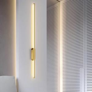 Gnmfd Modern LED USB-C Wall Light Long Strip Lamp 3 Color Adjustable Plug-In Bedside Living Room Office Kitchen Decorative Sconce for Home Ambient Lighting Bedroom Hallway