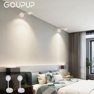 GUPUP White Spot Lights ,Mini Accent Dimmable Picture Lights with 3 Lighting Modes ,USB Plug-in Induction Light for Wall Picture Artworking Portrait White (2 Pack)