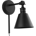 Better Homes and Gardens 6" Craftsman Dimmable 1-Light Black Wall Sconce, Suitable for Living Rooms, Dining Rooms, Bedrooms