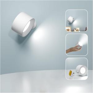 BN-LINK Wall Lights, 360°Adjustable Wall Lamp with 3 Color Modes 3 Brightness Levels, Wall Mounted Lamp for Bedroom Reading Bedside, White