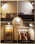 BN-LINK Wall Lights, 360°Adjustable Wall Lamp with 3 Color Modes 3 Brightness Levels, Wall Mounted Lamp for Bedroom Reading Bedside, White