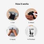 Cricut Everyday Iron-On Vinyl Sampler, Neon Glowsticks, 12" x 12"