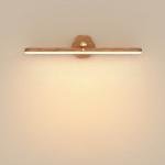 Wall Lights for Bedroom Battery Operated Wall Sconce Lamp Vanity Light Magnetic Wooden Wireless Rechargeable Wall Lights,Rotating Multi-purpose Night Light Movable Light Detachable Cabinet Light