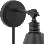Better Homes and Gardens 6" Craftsman Dimmable 1-Light Black Wall Sconce, Suitable for Living Rooms, Dining Rooms, Bedrooms