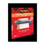 Scotch Thermal Laminating Pouches, 15 Count, 8.5" x 11", 3 Mil