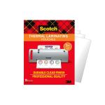 Scotch Thermal Laminating Pouches, 15 Count, 8.5" x 11", 5 Mil