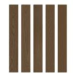 Multi-Ply Brown Engineered Hardwood Flooring, Tongue & Groove Waterproof Wood Floor ( 47.64 in. L x 6.5 in. W x 0.6 in. T)