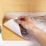 EasyLiner Brand Contact Paper Adhesive Shelf Liner, Gray Marble, 20 in. x 15 ft. Roll