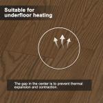 Multi-Ply Brown Engineered Hardwood Flooring, Tongue & Groove Waterproof Wood Floor ( 47.64 in. L x 6.5 in. W x 0.6 in. T)