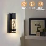 Rottogoon LED Wall Sconce Modern Porch Dimmable Light Fixture for Living Room Garage Stairway