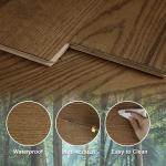 Multi-Ply Brown Engineered Hardwood Flooring, Tongue & Groove Waterproof Wood Floor ( 47.64 in. L x 6.5 in. W x 0.6 in. T)