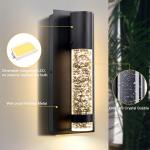 Rottogoon LED Wall Sconce Modern Porch Dimmable Light Fixture for Living Room Garage Stairway