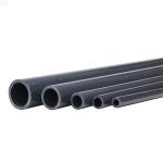 VENTRAL Schedule 80 PVC Pipe 1 1/2 Inch (1.9 OD), Grey, Cut Lengths for Industrial, Plumbing, Chemical, High-pressure