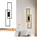 LED Wall Lights Modern Acrylic Metal Wall Lighting Fixtures with Remote Control