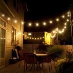 DAYBETTER 100ft Outdoor String Lights, with 24 Edison Vintage Shatterproof Bulbs, ST38 Waterproof Hanging Lights, Connectable and Dimmable Lights for Yard Patio