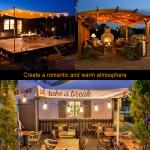 DAYBETTER Solar Outdoor String Lights, 100ft S14 LED Patio Lights with 24 Bulbs, Waterproof String Lights for Backyard