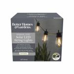 Better Homes & Gardens Solar LED String Lights, 34'