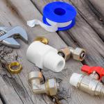 LOLIPPYY 6-Pack PVC Pipe Fittings with Male Thread and Socket, Connectors for Home and Industrial Plumbing Systems
