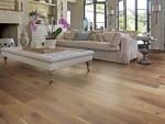 Shaw Sw485 Castlewood Oak 7-1/2" Wide Wire Brushed Engineered Hardwood Flooring - Knight
