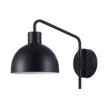 Better Homes & Gardens Matte Black 1-Light Indoor Wall Sconce, LED Bulb Included, No Battery