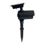 Mainstays Solar Powered Black LED Landscape Spot Light, 60 Lumens