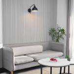 Better Homes & Gardens Matte Black 1-Light Indoor Wall Sconce, LED Bulb Included, No Battery