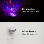 Motion Projectables Northern Lights LED Night Light, Plug-in, Aurora Borealis, Galaxy, 30404, 7.16 in, 5.42 in
