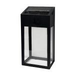 Better Homes & Gardens Nico Solar Powered Black LED Deck Fence Light, 20 Lumens