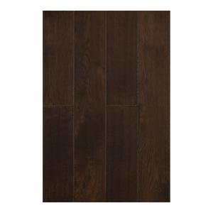 East West Furniture SP-5OH02 Sango Premier Engineered Wood Flooring - European Oak - 1/2 in x 7 in x Random Length Handscraped, 26.24 sqft/box, Special Walnut