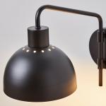 Better Homes & Gardens Matte Black 1-Light Indoor Wall Sconce, LED Bulb Included, No Battery
