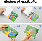 MaxGear 10 Mil Self Adhesive Laminating Pouches, 4.5" x 6.5", 25 Count