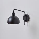 Better Homes & Gardens Matte Black 1-Light Indoor Wall Sconce, LED Bulb Included, No Battery