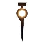 Mainstays Solar Powered Black LED Landscape Spot Light, 30 Lumens