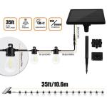 Better Homes & Gardens Solar LED String Lights, 34'