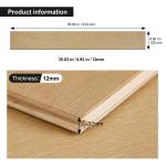 Multi-Ply Engineered Hardwood Flooring, Tongue & Groove Waterproof Wood Floor (Dark Oak, 35.83 in. L x 4.92 in W x 0.47 in .T)