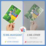 MaxGear 10 Mil Self Adhesive Laminating Pouches, 4.5" x 6.5", 25 Count