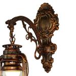 Vintage LED Wall Lamp Barn Lantern Retro Coal Oil Wall Light European Antique Style