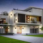 Dusk to Dawn Outdoor Wall Lights, 16W Integrated LED Cylinder Up-Down Sconce, 3000K Waterproof Aluminum Exterior Lighting, Matte Black Modern Porch and Entryway Wall Light Fixture, 2 Pack$$Tools &