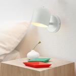 Wall Lamp LED Light Fixture Modern Sconce for Bedroom Study Room Hotel Entryway Lighting Dimmable Plug in Wall Light with Switch