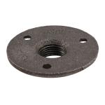 1/2 inch Black Cast Iron Pipe Fittings Floor Flange Threaded