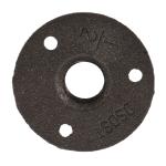 1/2 inch Black Cast Iron Pipe Fittings Floor Flange Threaded