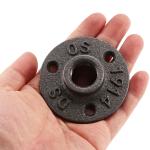 1/2 inch Black Cast Iron Pipe Fittings Floor Flange Threaded
