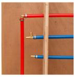 (Pack of 36) 1/2" PEX Fittings,90 Degree Elbow (12 PCS) + Tee (12 PCS) + Straight Coupling (12 PCS),Pex Brass Crimp Fitting Combo for PEX Pipe Tubing Connection, F1807 1/2Inch(36Pack)