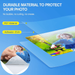 MaxGear Laminating Sheets for 8.5 x 11 inch Sheets, 200 pack, 3 mil Clear Thermal Laminating Pouches