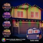 Monster Outdoor LED Smart Lights, RGBIC+ Multiwhite Permanent Outdoor Lights w/ Voice Control, 150ft