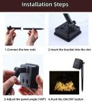 MEHOOM 100 Count LED Solar String Lights, 39 Ft Solar Powered Outdoor Lights, Outdoor Waterproof Solar Lights for Garden Decor